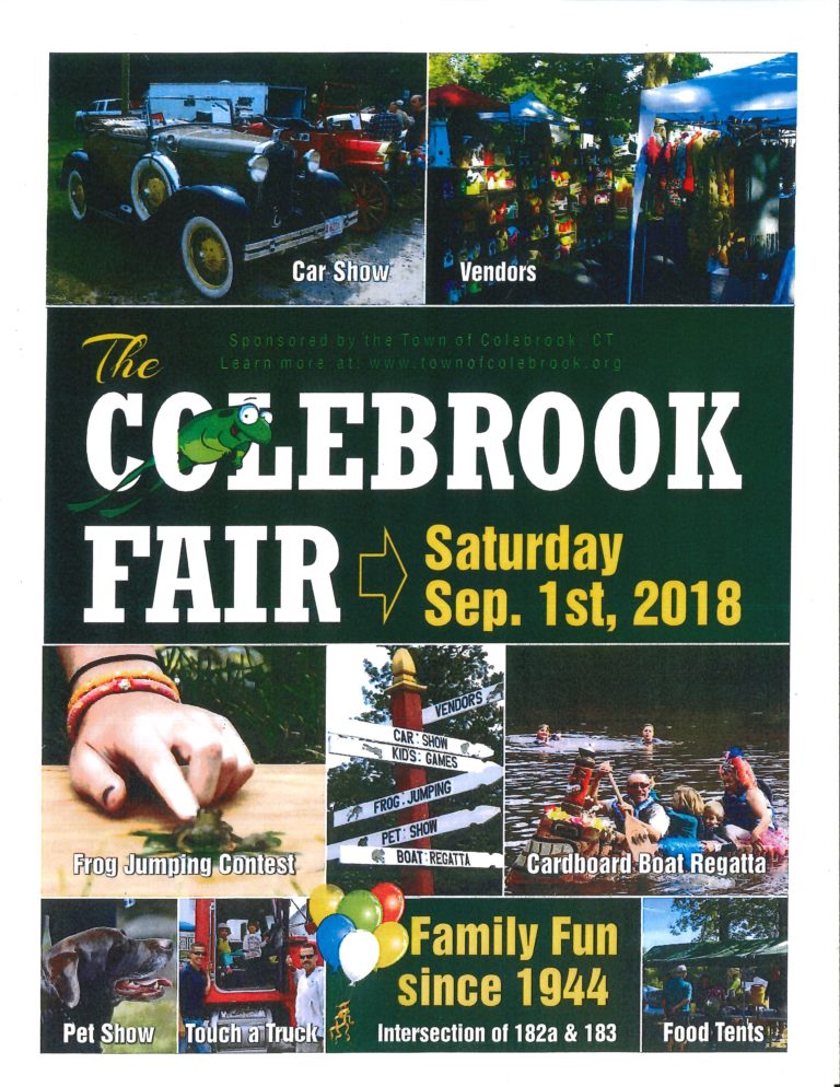 Fair Flyer_Page_2 Town of Colebrook, Connecticut